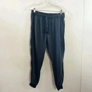 Calypso st‎ Barth navy silk joggers XS